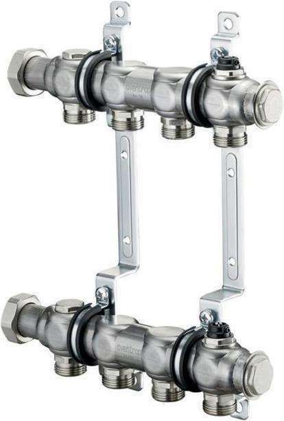 Image du produit Oventrop OV Collecteur en acier inoxydable Multidis SH pour raccordement de radiateur G 3/4 pouce AG 6 Kre