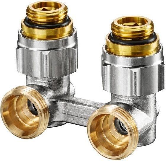 Oventrop OV Absperrwink. ZB Multiflex F 1/2Zoll AGx3/4Zoll AG Messing vernickelt