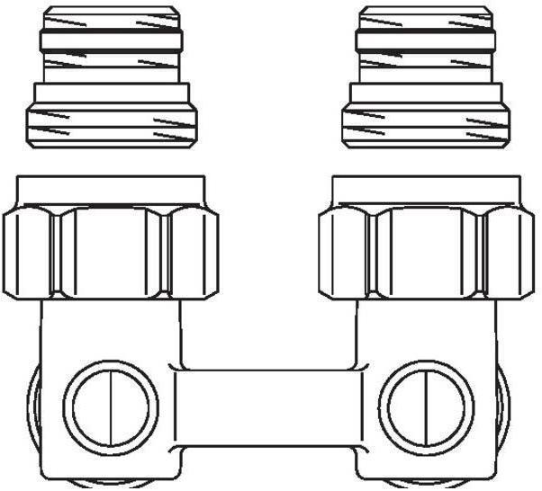 Produktbild Oventrop OV Absperrwink. ZB Multiflex F 1/2Zoll AGx3/4Zoll AG Messing vernickelt