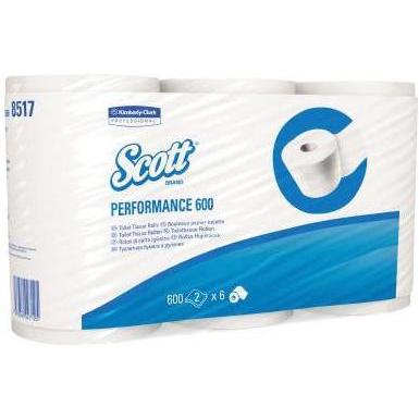 Thumbnail - Scott Sports, Toilettenpapier, Toilettenpapier PERFORMANCE Anzahl der Lagen: 2-lagig Material des Toilettenpapiers: Tiss...