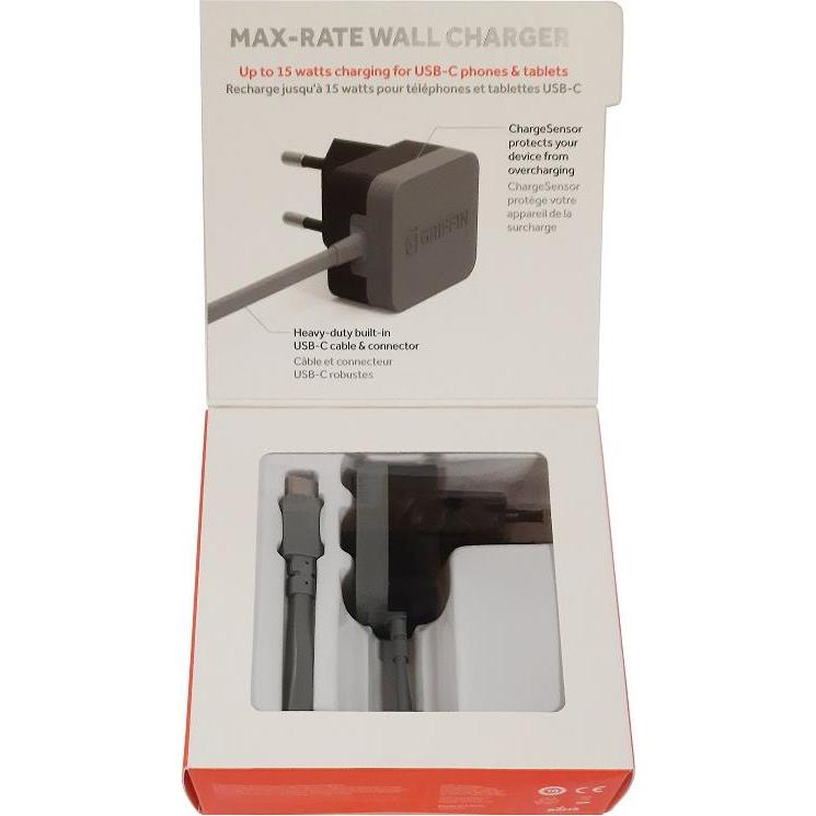 Griffin PowerBlock (15 W), USB Ladegerät, Schwarz, Grau