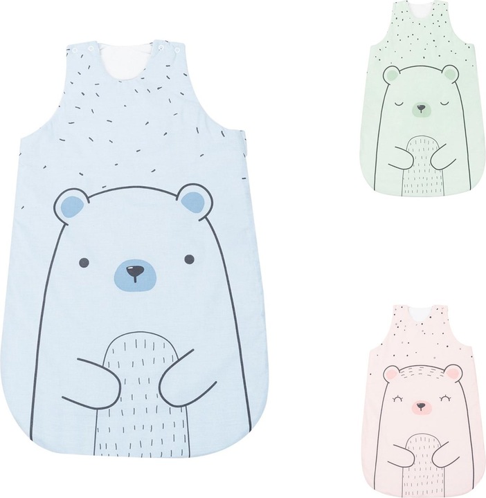 Produktbild Kikkaboo Babyschlafsack Bär 0-6 Monate (70 cm)