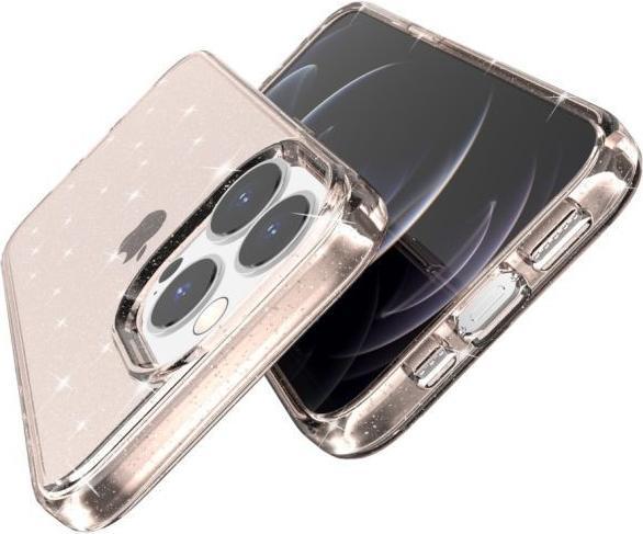 Actual product image MU Style Glittery Powder Soft TPU Series (Apple iPhone 15 Pro)