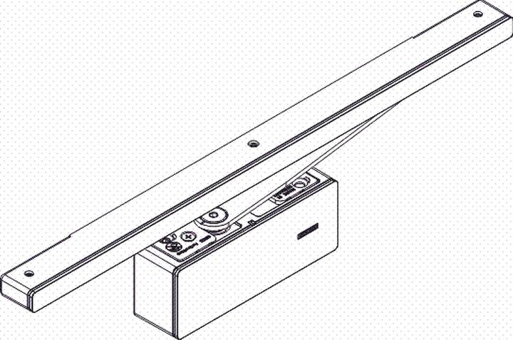 Actual product image Geze Surface-mounted ActiveStop door damper (Room door, Entrance door, Wooden door, French window, Indoor)