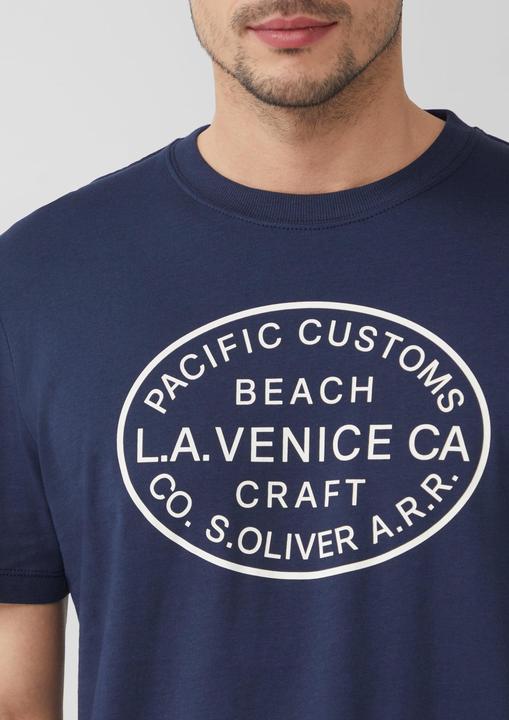 Produktbild S.Oliver T-Shirt T-Shirt mit Crew Neck und Frontprint (M)