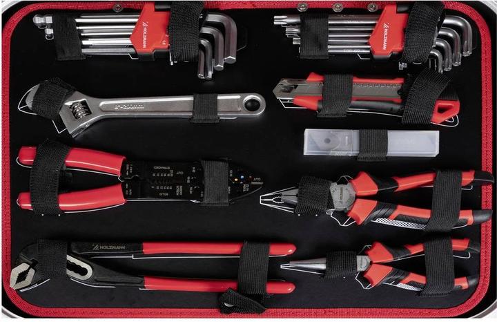 Productafbeelding Holzmann WZK167PRO Gereedschapskoffer trolley (167 onderdelen)