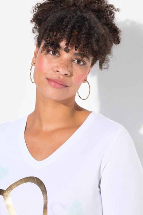 Actual product image Miamoda T-Shirt, A-Linie, Herz-Motiv (52)