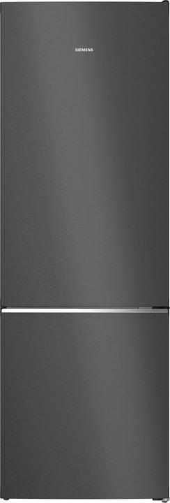 Siemens iQ500, free-standing fridge-freezer with freezer at bottom, 203 x 70 cm, BlackSteel, KG49N4XAF (440 l)
