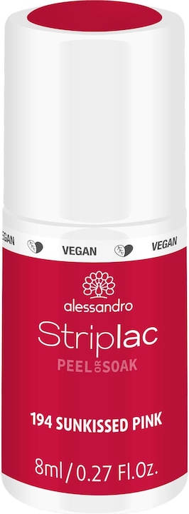 Produktbild Alessandro Striplac Peel or Soak off Sunkissed Pink (194 Sunkissed Pink, Farblack)