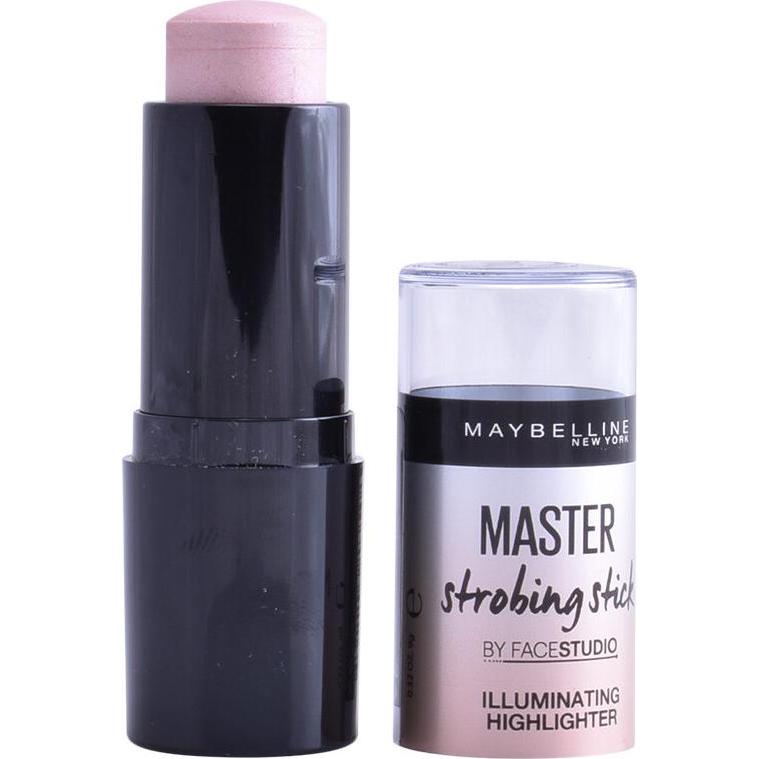 Maybelline New York, Highlighter + Bronzer, Facestudio Strobing Stick (100 Light Iridescent, Highlighter, 9 g)