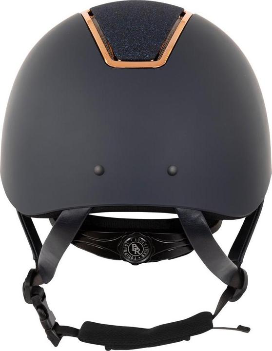 Actual product image BR Equestrian Equipment riding helmet with polo visor omega painted glitter (55 - 57 cm)