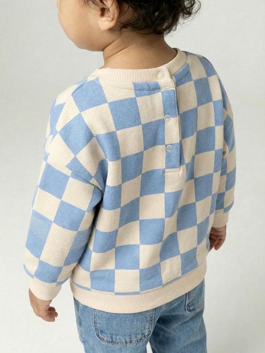 Produktbild Vertbaudet Baby Karo-Sweatshirt TEAM SOLEIL (68)