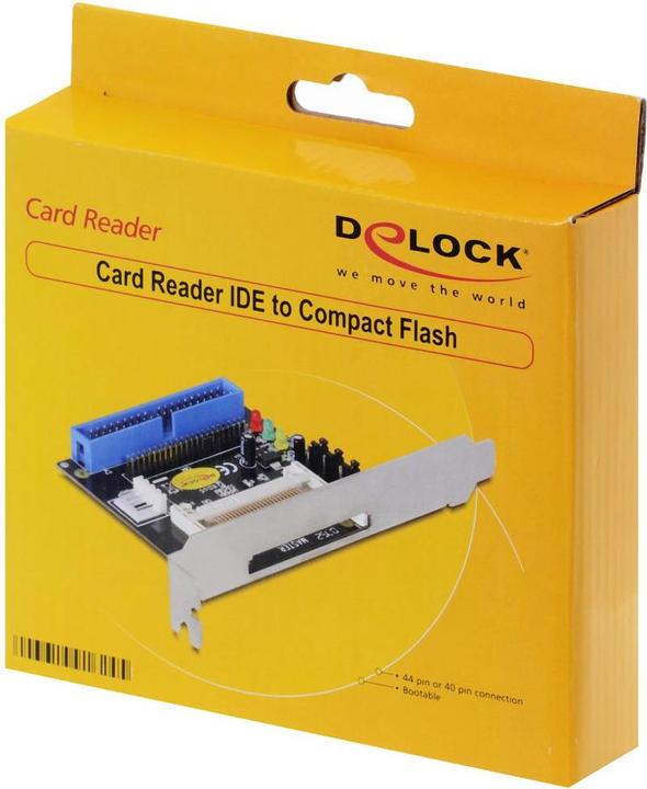 Actual product image Delock IDE to Compact Flash CardReader (44-pin, 4-pin Molex, 40-pole)