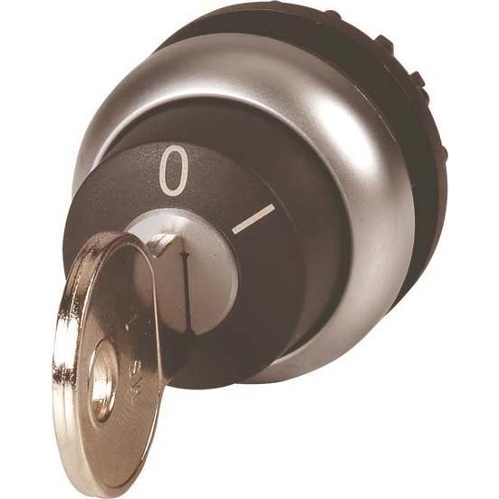 Eaton Electric GmbH Schlüsseltaste 2 Stell. M22-WRS-MS15, Taster + Schalter, Schwarz