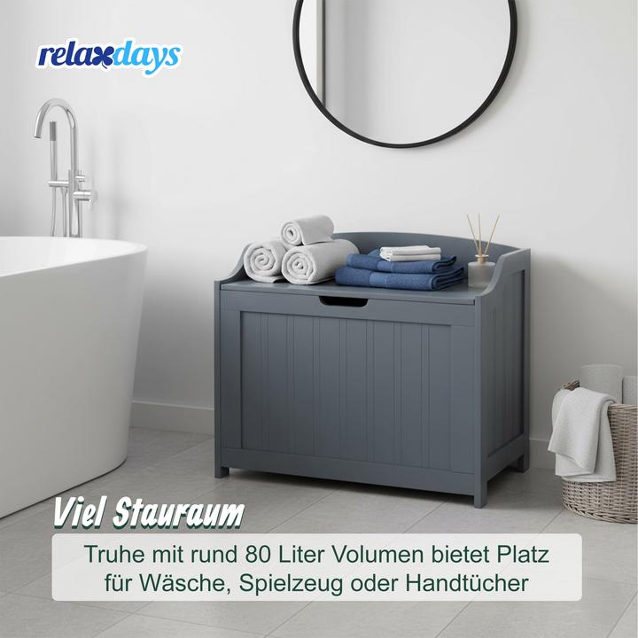 Produktbild Relaxdays Wäschetruhe (80 l)