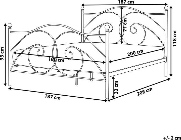 Produktbild Beliani Dinard (180 x 200 cm)