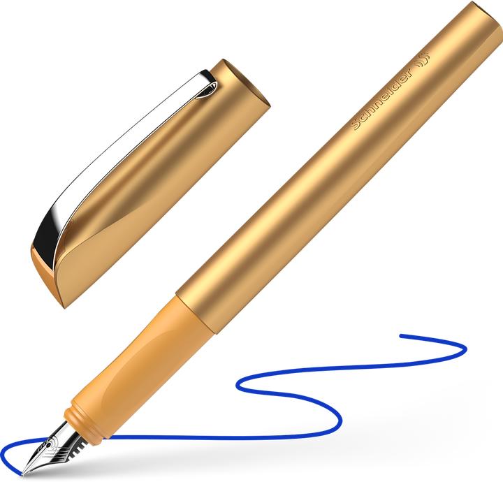 Actual product image Schneider Ceod Shiny M Bronze Fountain Pen (Bronze, 1 x)