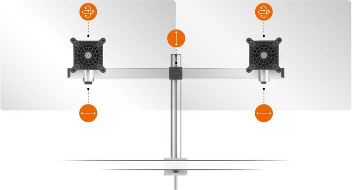 Image du produit Durable Support de moniteur avec pince de table (Tables, 27")