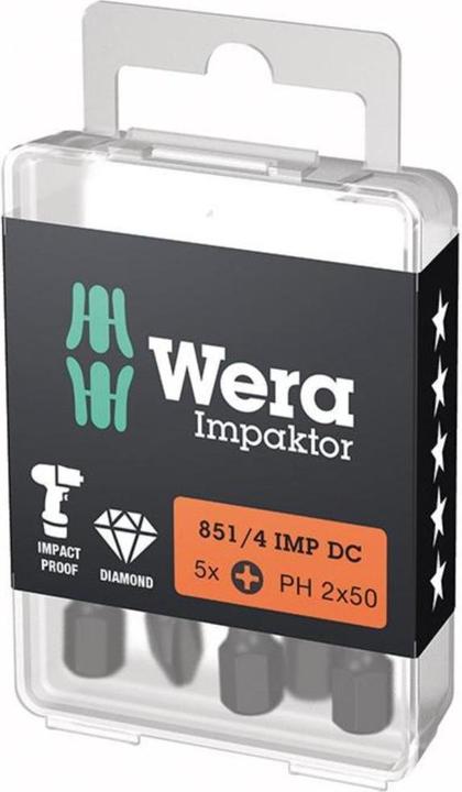 Actual product image Wera Bit 851/4 IMP DC (PH2)