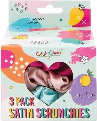 Chit Chat Hair Scrunchies Set of 3 Assorted Colors - Pack of 3 (Haargummi)
