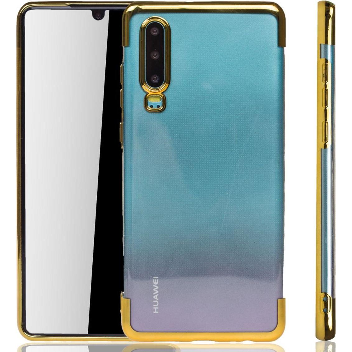 Thumbnail - König Design Huawei P30 Hülle Case Handy Cover Schutz Tasche Schutzhülle Bumper Etuis Gold (Huawei P30), Smartphone Hüll...