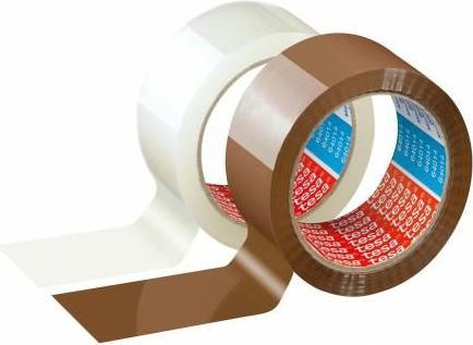 Actual product image tesa Solvent 66m: 48 mm, brown packaging tape (48 mm)