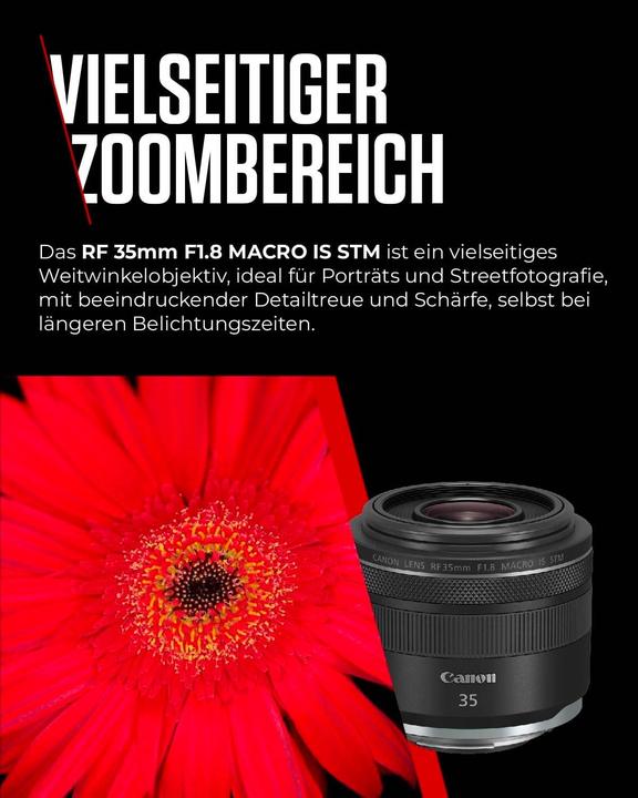 Produktbild Canon RF 35mm f/1.8 IS Macro STM (Canon RF, Vollformat)
