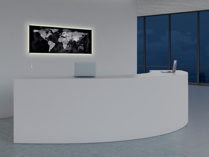 Actual product image Sigel artverum® Glass Magnet Board (Magnet board, 130 x 55 cm)