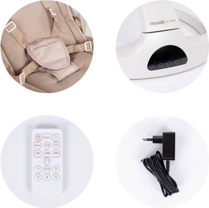 Actual product image Chipolino Babywippe E-Sway Fernbedienung