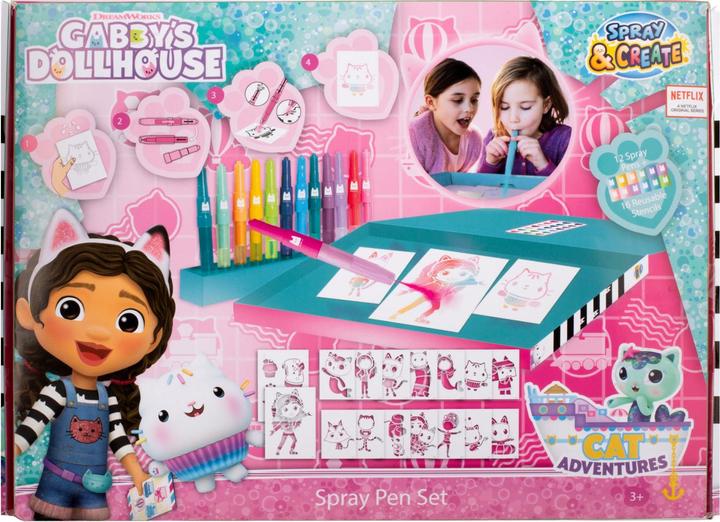 Canenco Gabby's Dollhouse - Sprüh-Stifte Set (Mehrfarbig)