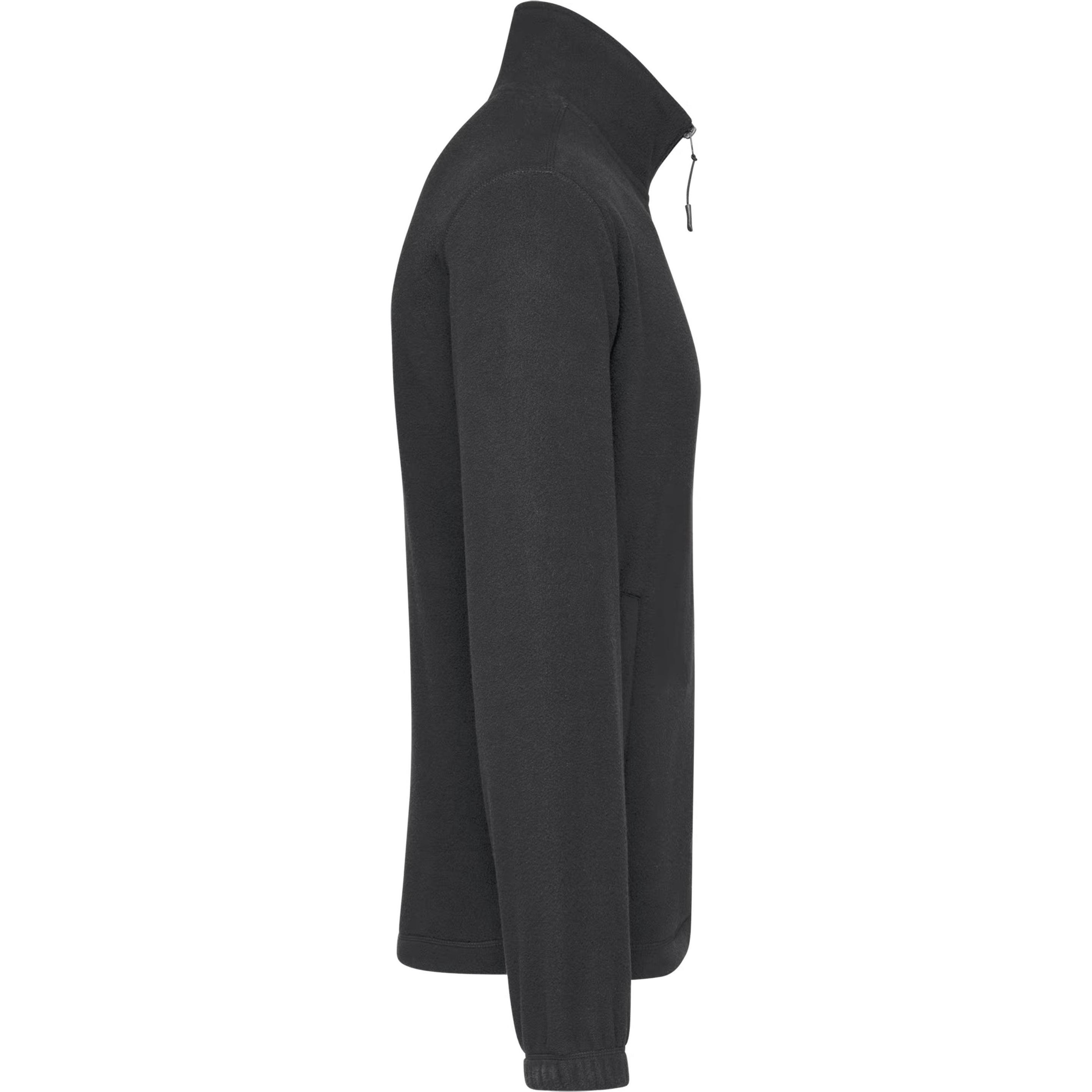 Kariban, Herren, Jacke, Verstellbares Fleece mit elastischen Ärmelbündchen (3XL), Grau, 3XL