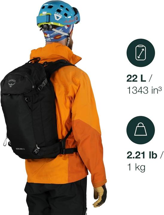 Produktbild Osprey Sölden 22 Rucksack Schwarz (22 l)