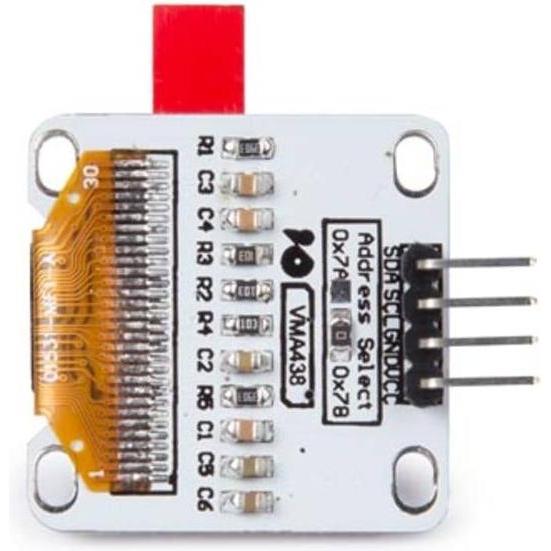 Thumbnail - Whadda 0.96-Zoll-OLED-LED-Bildschirm mit I2C, Entwicklungsboard + Kit