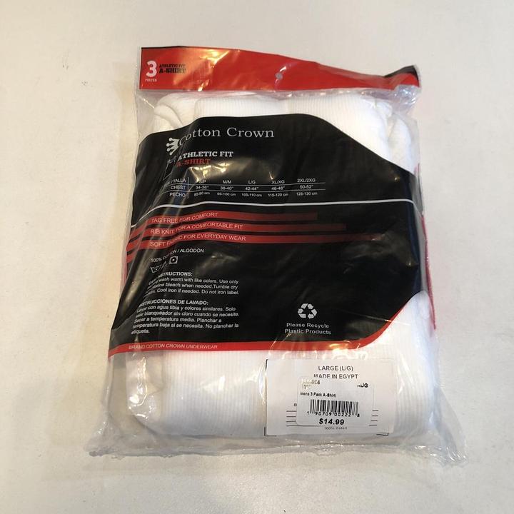 Produktbild Edco A-shirt 3er Pack Grösse S (S)