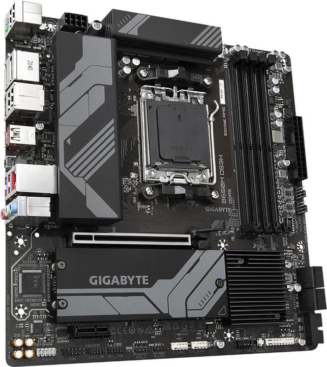 Actual product image Gigabyte GBT AMD AM5 B650M DS3H (AM5, AMD B650, mATX)