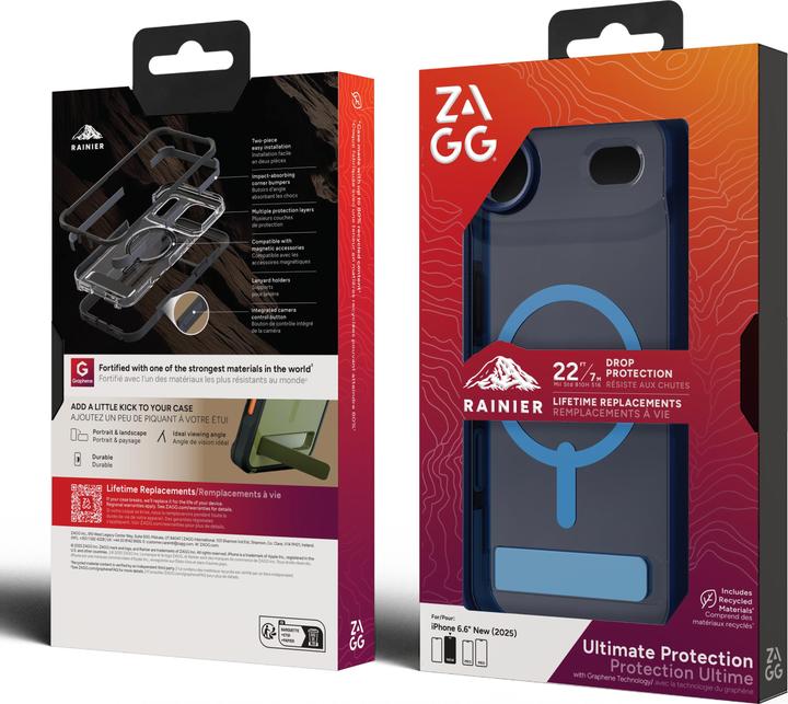 Produktbild Zagg Case für Apple iPhone Air Rainier Snap mit Kickstand cobalt horizon (Apple iPhone Air)