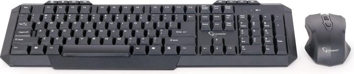 Produktbild Gembird KBS-WM-02 Tastatur RF Wireless QWERTY US Englisch (US, Kabelgebunden, Kabellos)