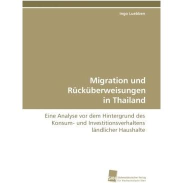 Migration und Rücküberweisungen in Thailand, Fachbücher von Ingo Luebben