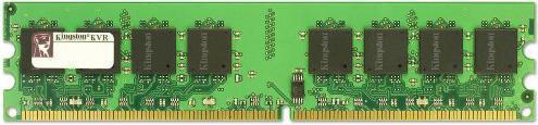 Produktbild Kingston ValueRAM 1GB, DDR2, PC2-3200, 400MHz, CL3 (1 x 1GB, 400 MHz, DDR2-RAM, DIMM)