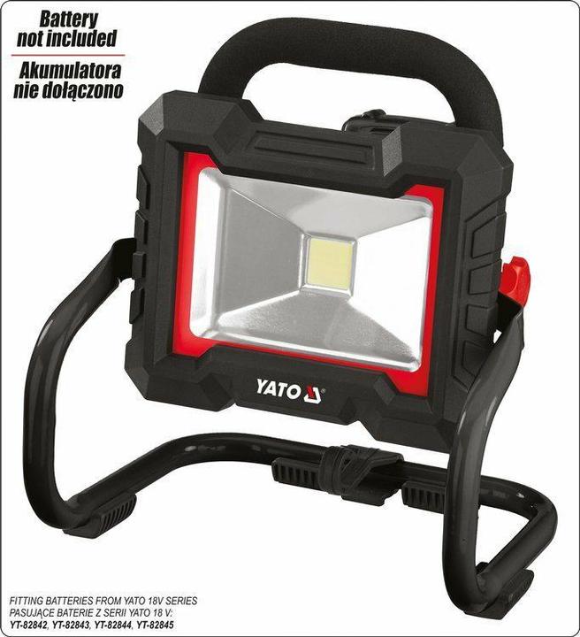 Produktbild Yato LED SCHEINWERFER 18V 1600LM 20W OHNE AKKU UND LADEGERÄT (1600 lm)