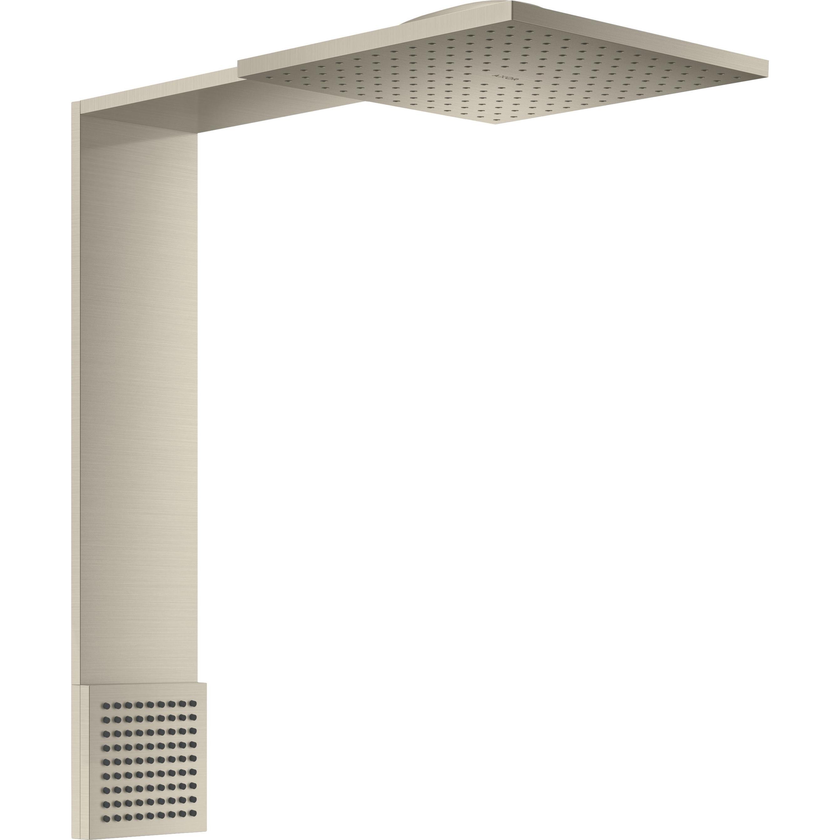 hansgrohe, Duschbrause, AXOR ShowerComposition Brausenmodul 250/250, 2jet, mit Schulterbrause, Ausladung 488mm, 12 (2 St...