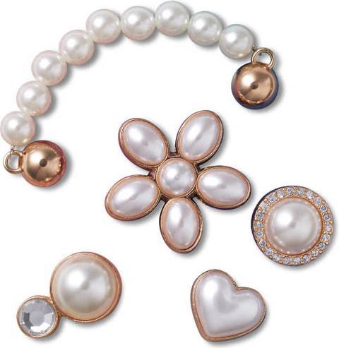 Actual product image Crocs Dainty Pearl Jewelry/5 Pack (One size)