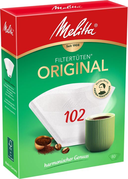 Actual product image Melitta Original 102 / 80 pieces