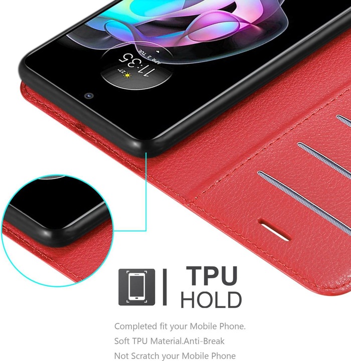 Actual product image Cadorabo Book Stand Case for Motorola EDGE 20 (Motorola Edge 20)