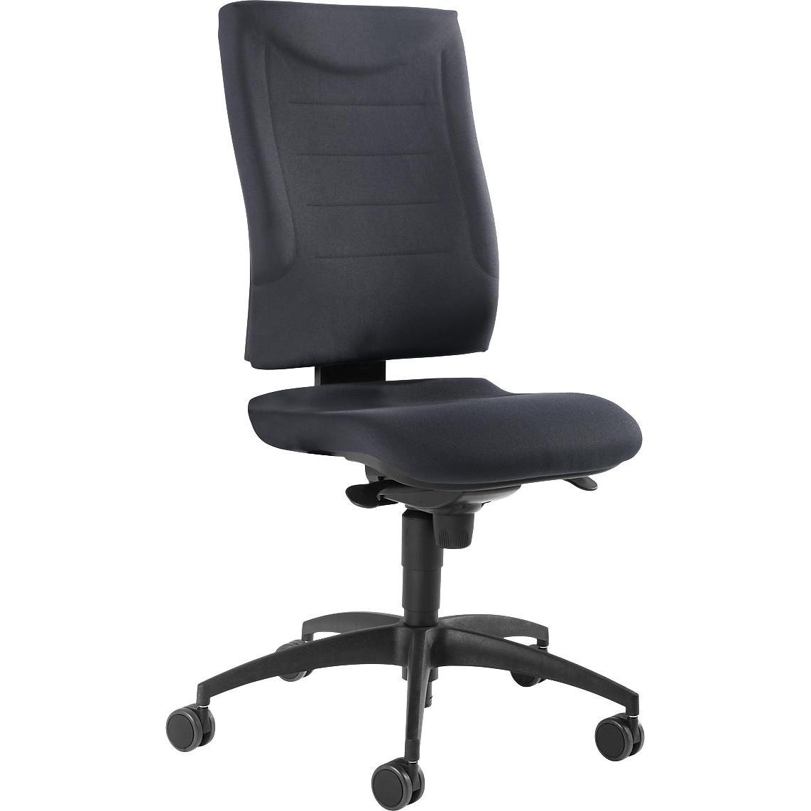 Schäfer Shop, Bürostuhl, Bürostuhl SSI Proline P1, Synchronmechanik, ohne Armlehnen, Lordosenstütze &amp...