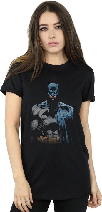 Image du produit Femme/Les femmes Batman Close Up Cotton Boyfriend T-Shirt (XXL)