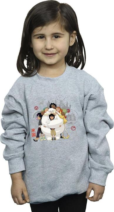 Produktbild Disney Big Hero 6 Baymax Group Hug Sweatshirt Mädchen (152, 158)