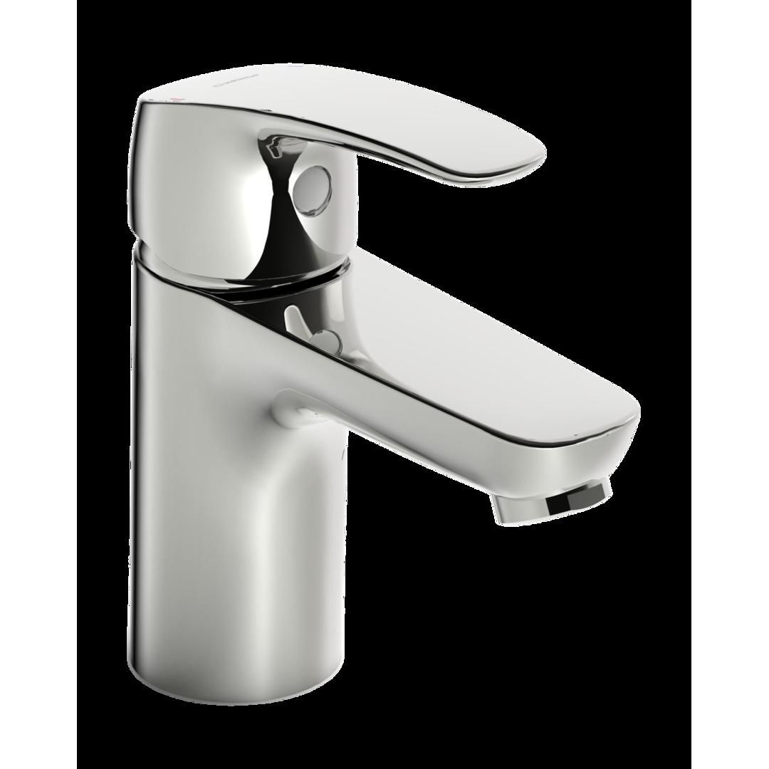 Hansa, Badarmatur, HANSAPINTO Waschtischarmatur, Ohne Ablaufgarnitur, Ausladung 107 mm, 45062283