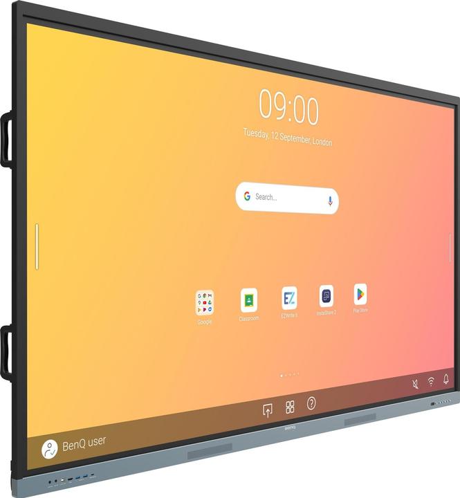 Actual product image BenQ 75"" RE7504 450 nits IR touch 40 p, Prot.glass (3840 x 2160 Pixels, 75")