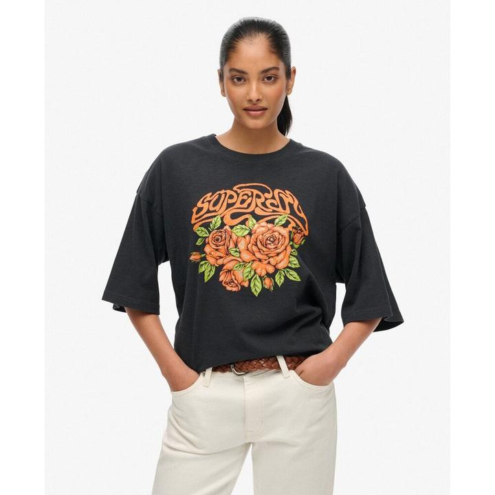 Actual product image Superdry Biker Rock Oversized Tee (12XL)